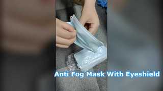 See Why Choose Disposable Face Mask With Eyeshield Anti Fog And Eye Protective With Tie On