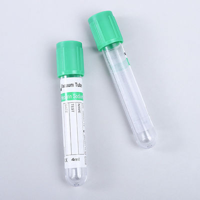 Buy Disposable Vacuum Blood Collection System Sterilized Tube Heparin Tube online manufacture
