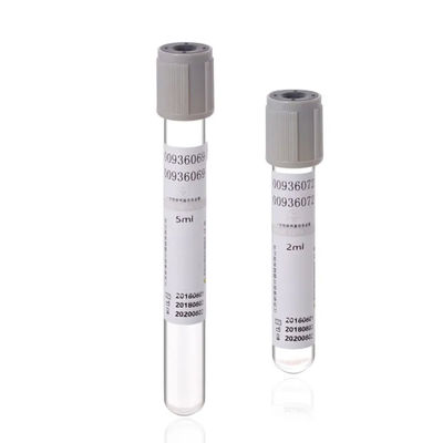 Buy Medical Vacuum Blood Collection System Sterilized Glucose Tube Grey Disposable online manufacture