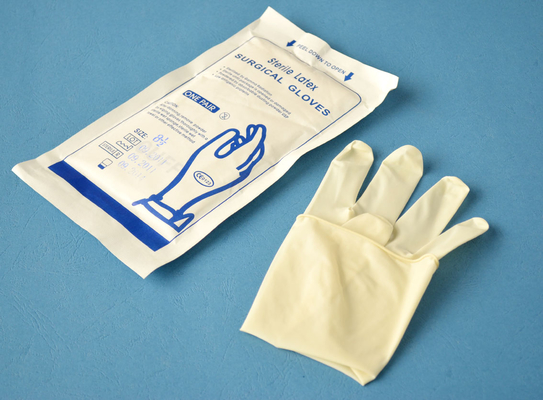 Buy Surgical Powdered Disposable Latex Examination Gloves 2pcs Pair online manufacture