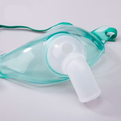 Buy Adult PVC Clear Tracheostomy Mask with 360° Swiveling Connector, EO Sterilized Class II Medical Oxygen Mask online manufacture