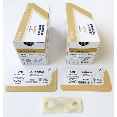 Buy Absorbable Catgut Suture - Biodegradable High Strength Surgical Suture for Wound Closure online manufacture