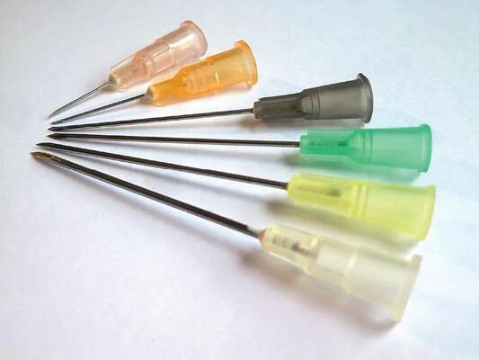 Buy 18G-30G Stainless Steel Dental Injection Needles Disposable Sterile Hypodermic Needle for Dentistry with ISO Color-Coded Hub online manufacture