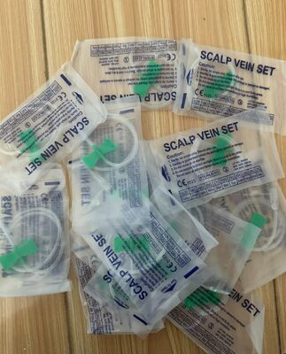 Buy 21G Disposable Butterfly Needle Scalp Vein Set with Customized Logo Printing online manufacture