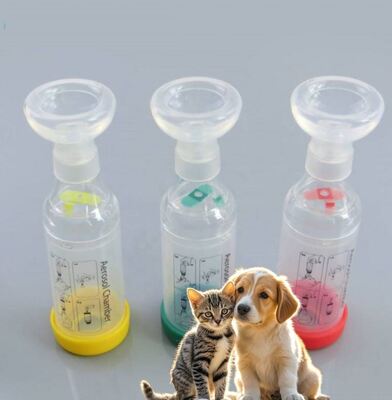 Buy Anti-Static Polymer Inhaler Spacer with Low-Resistance Valve and Visual Flow Indicator for Veterinary Aerosol Chamber online manufacture