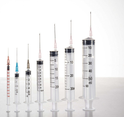 Buy Luer Lock Sterile Hypodermic Syringe Disposable 3 Part 50Ml 60Ml Without Needles online manufacture