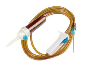 Buy 20 drops Customized Pvc Tube Admin Y Type Infusion Set Steril With Flow Regulator online manufacture