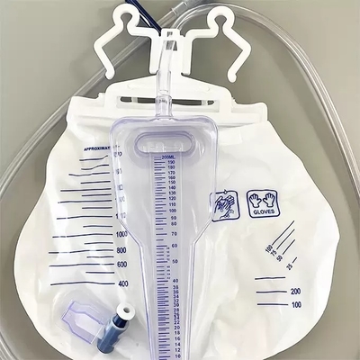 Good price Disposable Urine Drainage Bag Urine Meter System Medical External Urine Bag 2000ml online