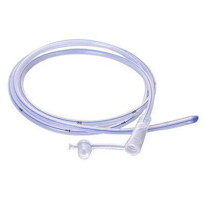 Good price 100% Medical Grade Silicone Gastric Tube with Blue Radiopaque Stripe and Rounded Closed Tip for Safe Nasogastric Feeding online