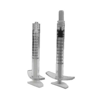 Good price Beauty Syringe Glass syringes 1ml Sterile Facial Lip Dermal Luer Lock Fillers injection borosilicate glass syringe online