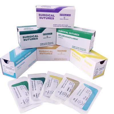 Good price Polyglycolic Acid PGA Surgical Sutures 910 Vicry Silk Chromic Catgut Nylon Surgical Suture online