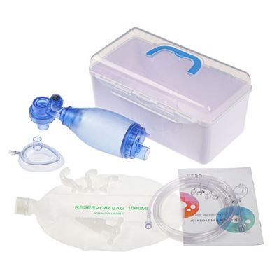 Good price Veterinary Disposable Manual Resuscitator Medical Grade PVC Ambu Bag Set With Mask Oxygen Tubing And Airway Kit S/M/L Sizes online
