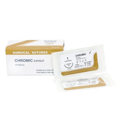 Good price Hospital Surgery Disposable Plain Catgut Medical Sewing Sutures with Needle PGA/pdo/silk/nylon/catgut Sterile Surgical Sutures online