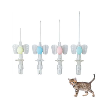 Good price Medical Disposable Butterfly Type Intravenous IV Catheter I.V.Cannula With Heparin Cap For Animal Infusion Care online