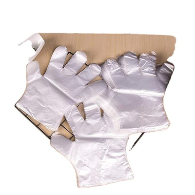 Good price Disposable HDPE PE Gloves Polythene Gloves with Embossed Smooth Surface High Tensile Resistance  Disposable Plastic HDPE Glove Cooking Gloves online