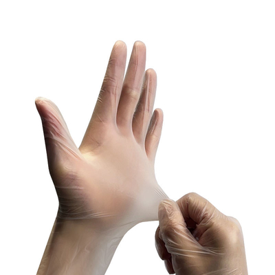 Good price 100pcs/Bag Disposable Protection Gloves Food Medical Examination Vinyl Safety Powder Free Transparent Pvc online