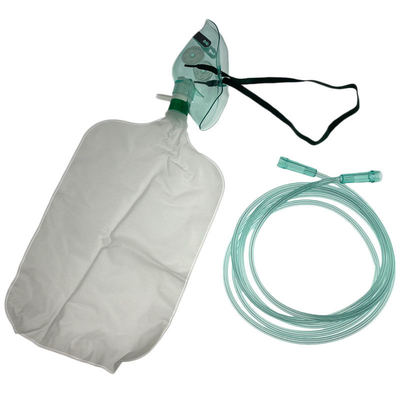 Good price Medical-Grade Soft PVC Non-Rebreather Oxygen Mask with 1L Reservoir Bag and Star Lumen Tubing for High-Concentration Oxygen Therapy online