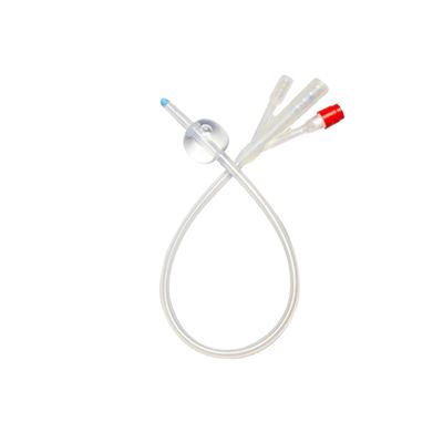 Good price Sterile 3-Way Silicone Foley Catheter for Adult Use with Balloon Control in Fr 16-26 online
