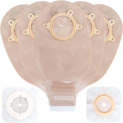 Good price Sterile Leakproof Comfortable Two-Piece Ostomy Bag with Opening for Easy Drainage online