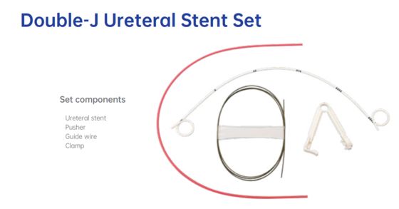 Good price Medical-Grade Double J Ureteral Stent Set – Class II PVC with 22mm-26mm Length for Optimal Urinary Healing online