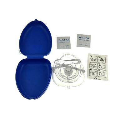 Good price Portable CPR Mask with Oxygen Port and One-Way Valve for Emergency Resuscitation online