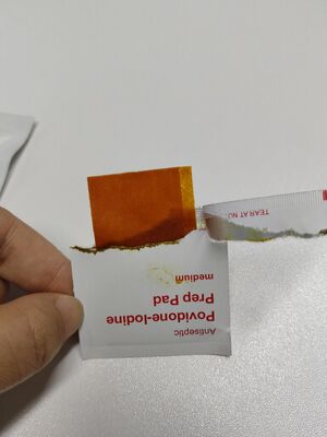 Good price Sterilized Povidone-Iodine Swabs with 3-Year Shelf Life in Foil-Pouch Packaging for Medical Antiseptic Use online