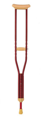 Good price Adjustable Height Underarm Crutches with Aviation-Grade Aluminum Alloy and Anti-Slip Rubber Tip for Heavy-Duty Support online