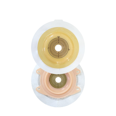 Good price Skin Barrier Two Piece Ostomy Bags OEM CE Cut Max 45mm Convex Ostomy Baseplate Colostomy Flange For Stoma online