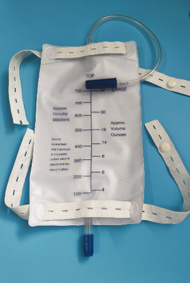 Good price 750ml Urinary Leg Bag With Push Pull Valve online
