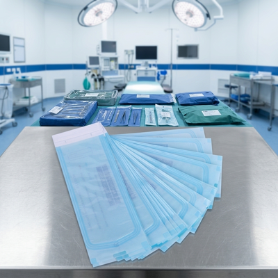 Good price 90*260mm Self Heat Sealing Sterilization Packaging Pouches Roll Sterilizer Pouch For Medical / Dental / Beauty Use PE+Medical online