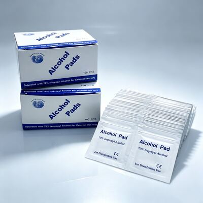 Good price Sterile Non Woven Alcohol Pad Cheap Price 70% Isopropyl Alcohol Prep Pads 60mm Medical Grade Alcohol Pads online