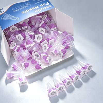 Good price 32G 4mm Disposable Purple Insulin Pen Needles Sterile CE ISO OEM online