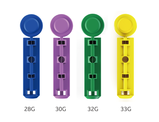 Good price Sterile Blood Lancets with Safety Cap100pcs/Box online