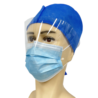 Good price 17.5*9.5CM Antifog Mask Disposable Medical Face Mask with Eye Shield online