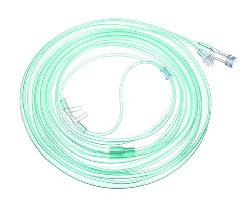 Good price 2.1m soft star lumen tubing for Pediatric prongs, Respiratory Medicine PVC Medical Grade Co2 Nasal Cannula online
