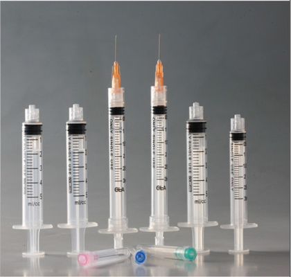 Good price Three Parts Luer Lock Disposable Injection Syringes Concentric Sterilized By EO online